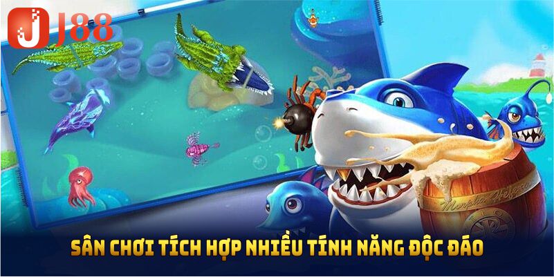Bạn có thể thoải mái nâng cấp kho vũ khí của mình để bắn cá dễ dàng 